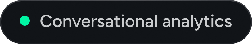 Conversational analytics