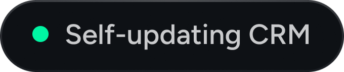 Self-updating CRM
